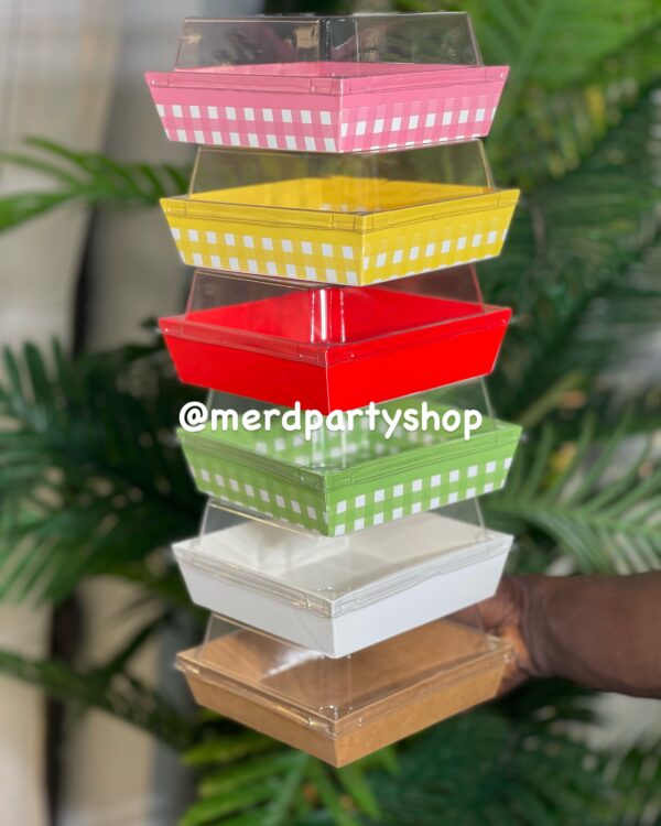 SQUARE PASTRY BOX