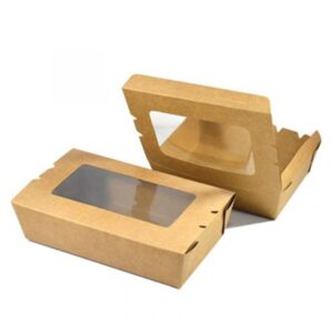 1200 ML Kraft Lunch Meal Food Boxes