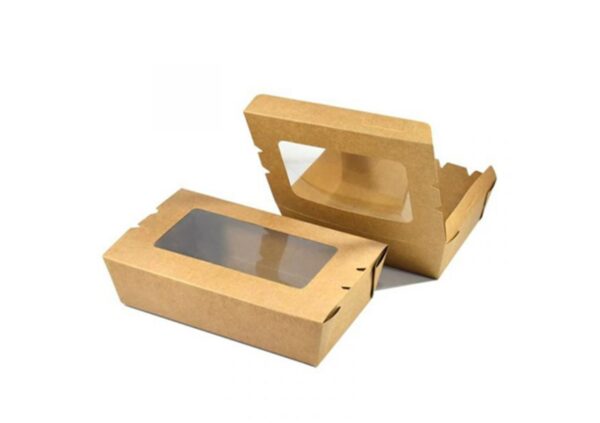 1200 ML Kraft Lunch Meal Food Boxes