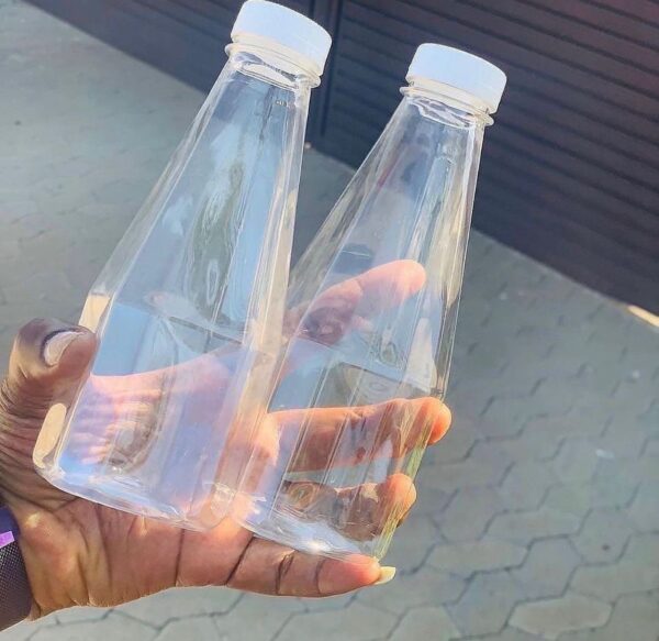300ML PYRAMID PLASTIC BOTTLE