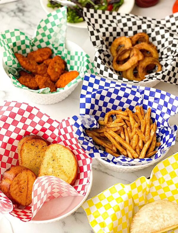 CHECKERED WAX PAPER